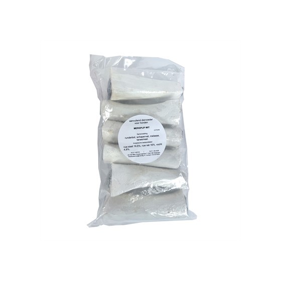 I Am Mergpijp Wit Met Pate 20 CM-6 ST