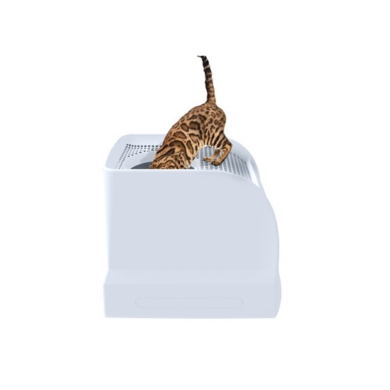 Imac - Kattenbak Frida met Lade, Groen.