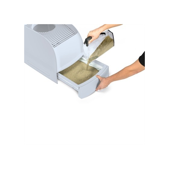 Imac - Kattenbak Frida met Lade, Groen.