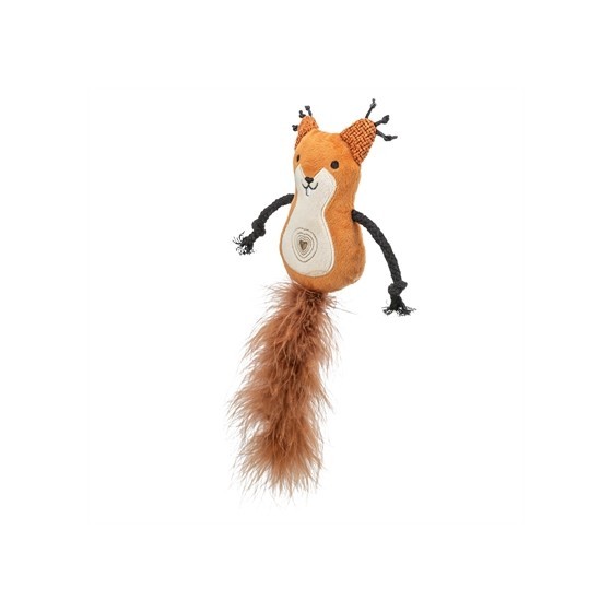 Trixie - Eekhoorn Pluche Met Veerstaart Met Catnip. 24cm