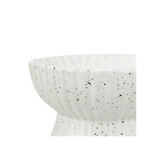 Trixie Voerbak / Drinkbak Kat Verhoogd Keramiek Wit 200 ML 13 CM