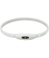 Trixie Lichtgevende Halsband Hond Usb Siliconen Oplaadbaar Meerkleurig 65X1,6 CM