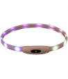 Trixie Lichtgevende Halsband Hond Usb Siliconen Oplaadbaar Meerkleurig 65X1,6 CM