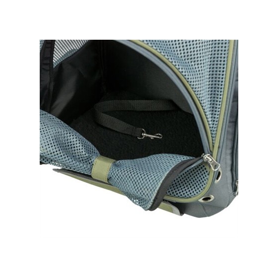 Trixie Hondentas Rugtas, Lyla Grijs / Blauw 34x22x42cm