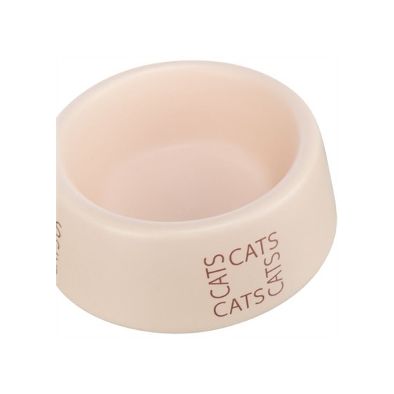 Trixie - Voerbak / Drinkbak Kat Cats Keramiek Roze 150ml 12cm