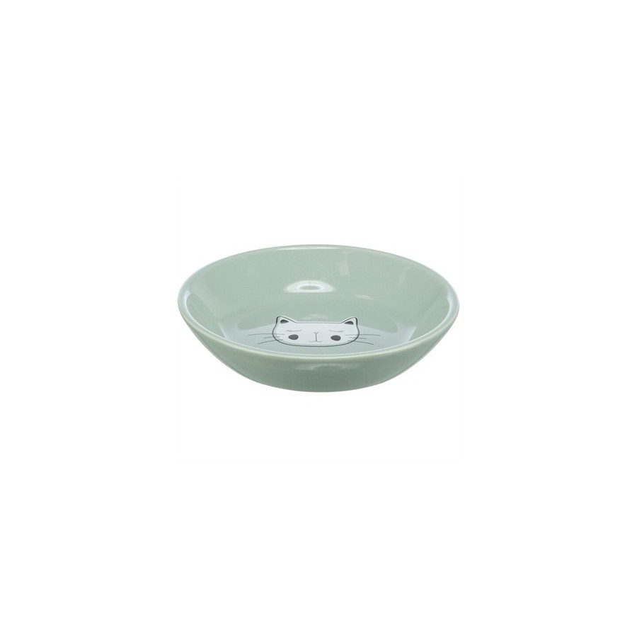 Trixie - Voerbak / Drinkbak Kat Verhoogd Keramiek Assorti 200ml 14cm