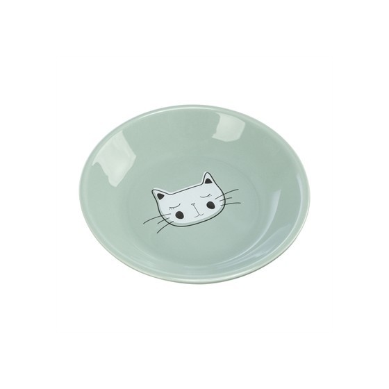 Trixie - Voerbak / Drinkbak Kat Verhoogd Keramiek Assorti 200ml 14cm