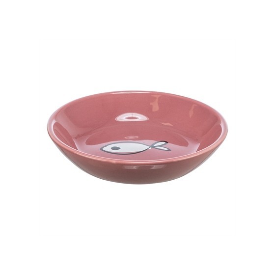 Trixie - Voerbak / Drinkbak Kat Verhoogd Keramiek Assorti 200ml 14cm