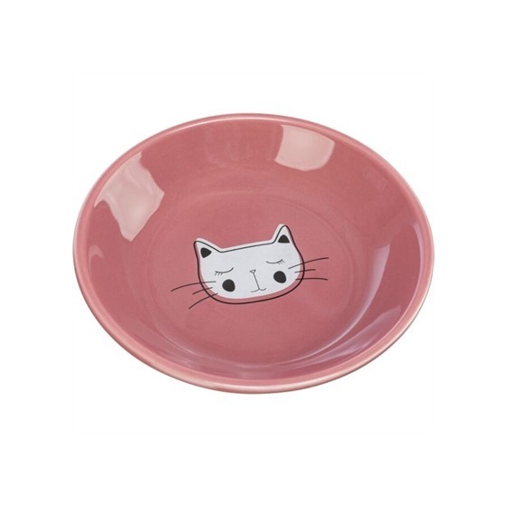 Trixie - Voerbak / Drinkbak Kat Verhoogd Keramiek Assorti 200ml 14cm