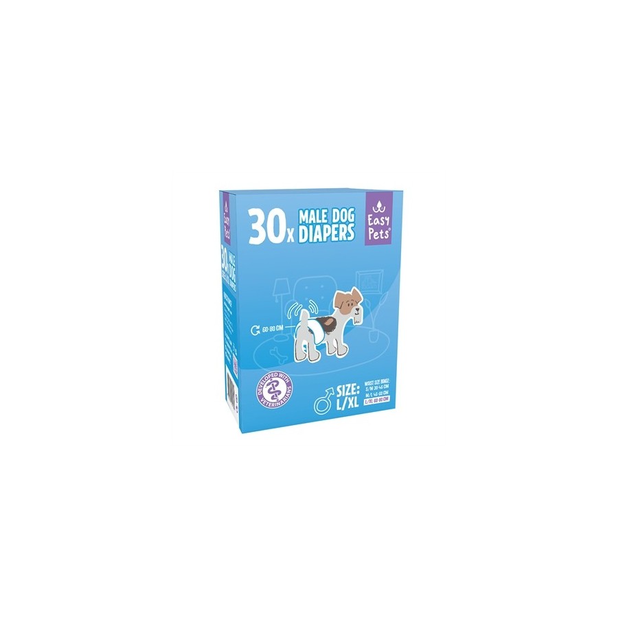 Easypets - Hondenluier, Reu L/XL 30 stuks