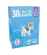 Easypets - Hondenluier, Reu M/L 30 st