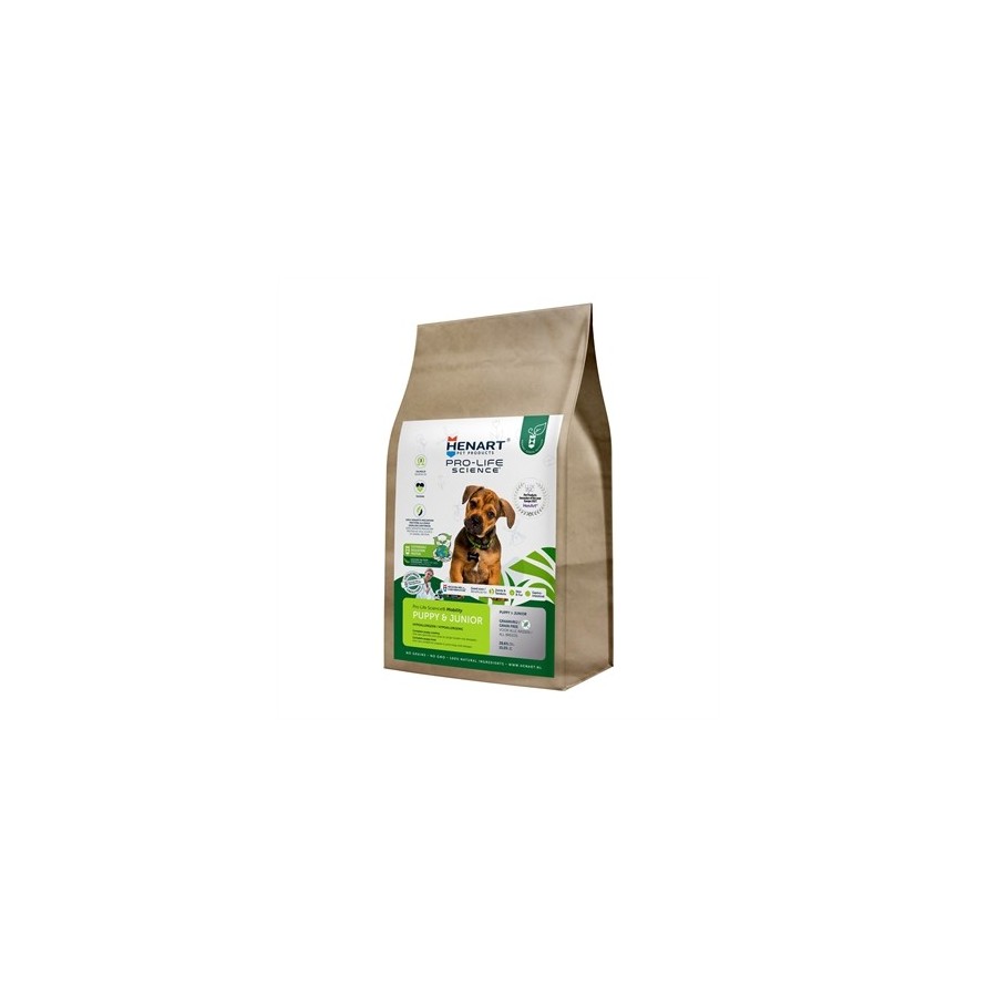 Henart - Mealworm Insect Puppy / Junior With Hem Eggshell Membrane. 2,5 KG