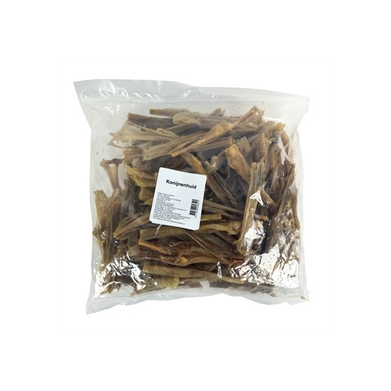 Petsnack - Konijnenhuid Gezaagd, 1 kg