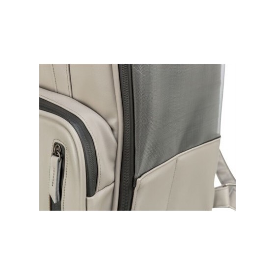 Trixie - Hondentas Rugtas Citystyle Kunstleer Lichtgrijs, 30x20x40cm