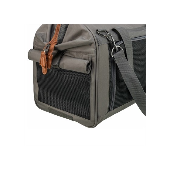 Trixie - Hondentas Finlay Zwart / Grijs, 43x26x32cm