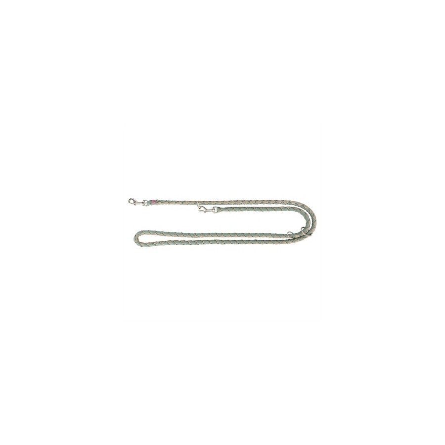 Trixie Hondenriem Cavo Verstelbaar Salie Groen / Zand 200X1,2 CM