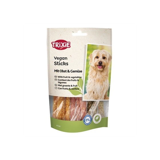 Trixie, Vegan Sticks Met Fruit & Groente, 6 zakjes a 100gr.