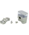 Trixie Voer & Drinkbak Kunststof / Rvs Wit. 32x16x5cm 2x500ml
