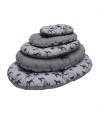 Rosewood - Hondenkussen All Seasons Ovaal Hondenprint / Grijs. 65-55cm
