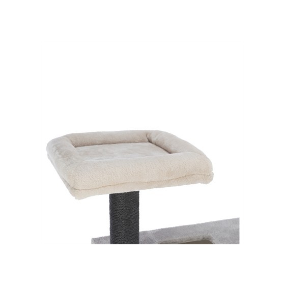 Trixie - Junior Krabpaal Harvey Met Borstel Wit / Zwart. 43cm