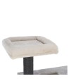 Trixie - Junior Krabpaal Harvey Met Borstel Wit / Zwart. 43cm