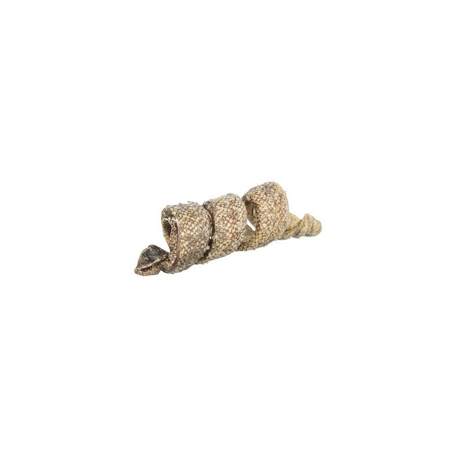 Trixie - Denta Fun Curl Wokkel Kabeljauw, 12cm / 25gr. 50 stuks
