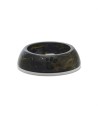 Savic - Voerbak Delice 1 Marble Zwart / Goud, 16,5x16,5x5cm 300ml