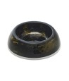 Savic - Voerbak Delice 1 Marble Zwart / Goud, 16,5x16,5x5cm 300ml