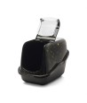 Savic - Kattenbak Nestor Marble Zwart / Goud. 56x39x38,5cm
