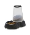 Savic - Voerdispencer Loop Marble Zwart / Goud, 32,5x22x29cm 3ltr