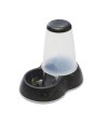 Savic - Voerdispencer Loop Marble Zwart / Goud, 32,5x22x29cm 3ltr
