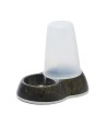 Savic - Voerdispencer Loop Marble Zwart / Goud, 26x17,5x23cm 1,5ltr
