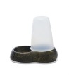 Savic - Voerdispencer Loop Marble Zwart / Goud, 26x17,5x23cm 1,5ltr