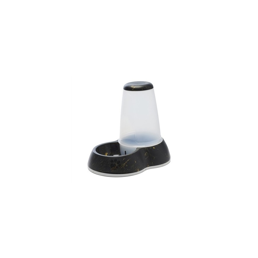 Savic - Drinkbak Loop Marble Zwart / Goud, 32,5x22x29cm 3ltr