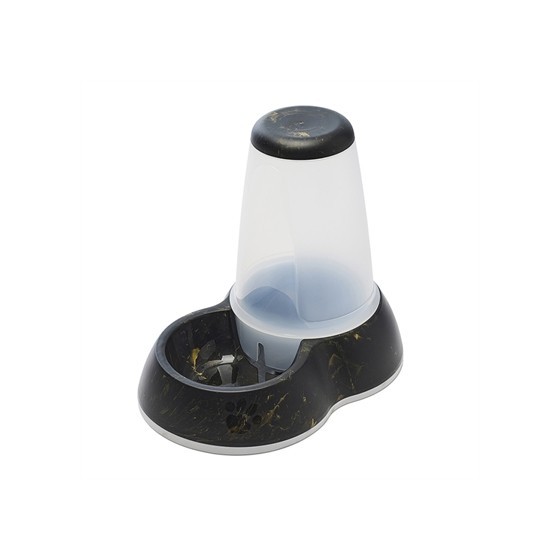 Savic - Drinkbak Loop Marble Zwart / Goud, 32,5x22x29cm 3ltr