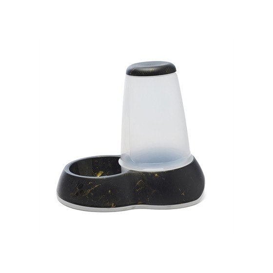 Savic - Drinkbak Loop Marble Zwart / Goud, 32,5x22x29cm 3ltr