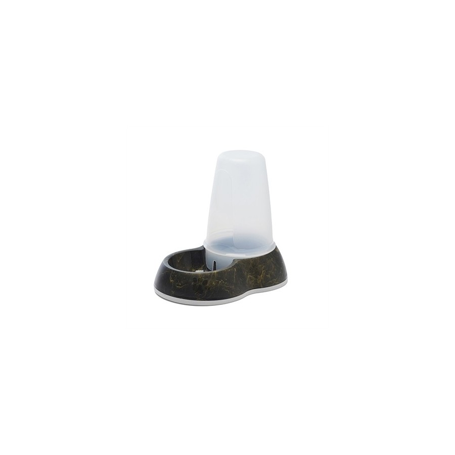 Savic - Drinkbak Loop Marble Zwart / Goud, 26x17,5x23cm 1,5ltr