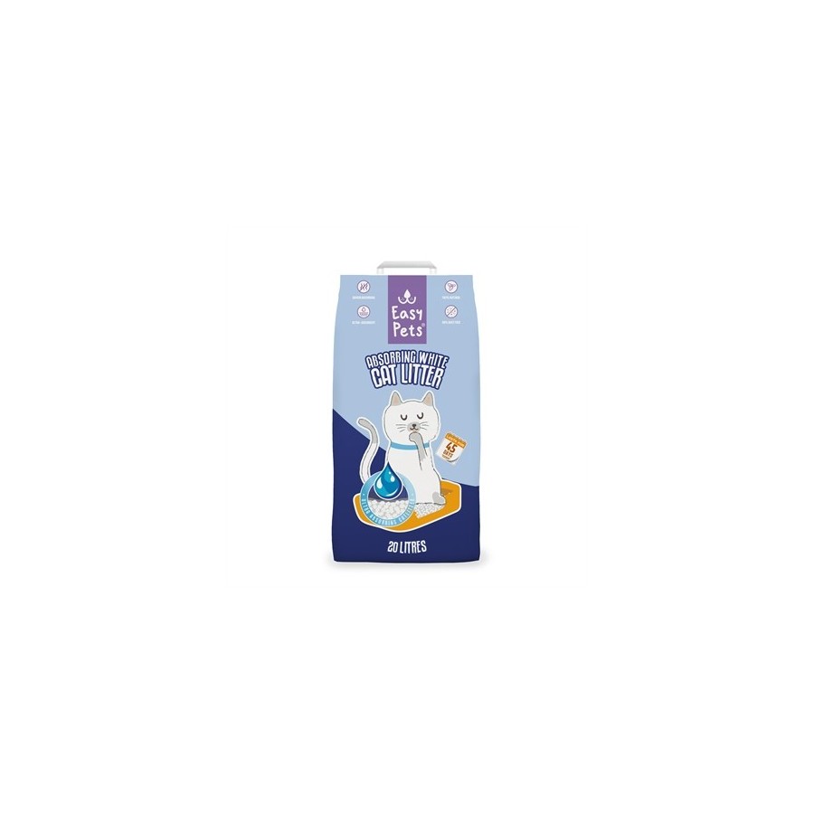 Easypets - Kattenbakvulling Absorbing White. 20ltr