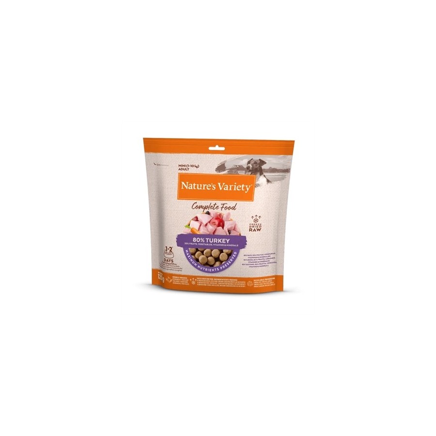 Natures Variety - Freeze Dried Mini Turkey. 120gr