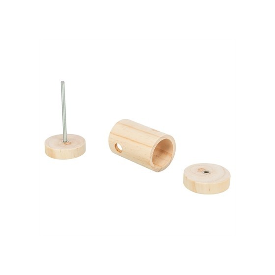 Trixie - Snack Roll Hout Onbehandeld. 6x6x11cm
