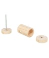 Trixie - Snack Roll Hout Onbehandeld. 6x6x11cm