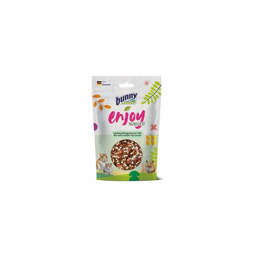 Bunny Nature - Mix met Soldaatvlieglarven. 40gr