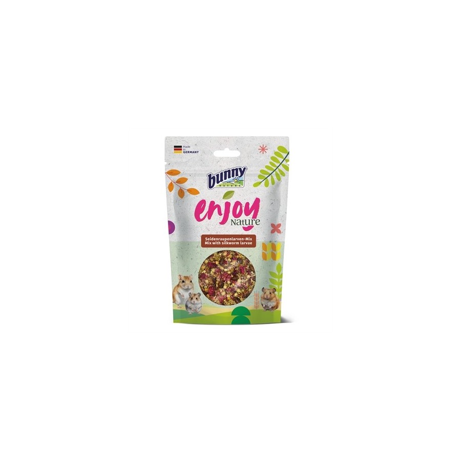 Bunny Nature - Mix met Zijderups Larven. 40gr