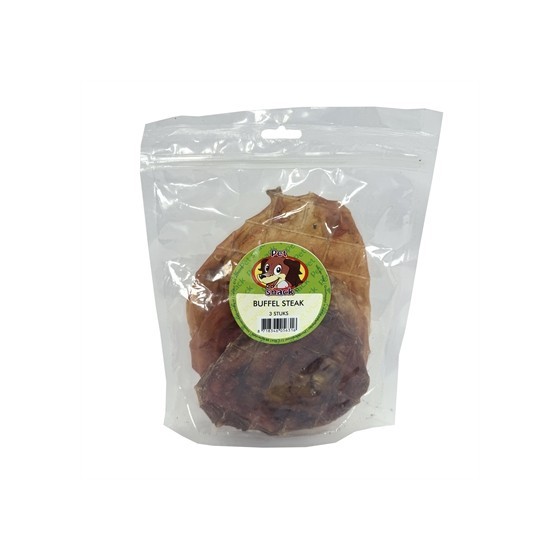 Petsnack - Buffel Steak. 3 stuks