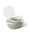 Savic - Transportbox Elmo Botanisch Groen. 30,5x24,5x20,5cm