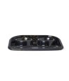 Savic - Butler Voerbak En Drinkbak Met Plateau Marble Zwart / Goud, 45x36x8cm 2x300ml