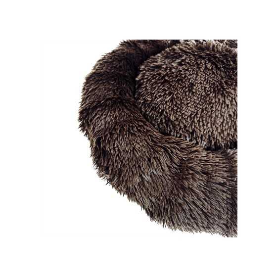Sazzz - Hondenmand Fluffy Bruin. 85x85x17cm