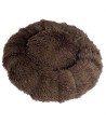 Sazzz - Hondenmand Fluffy Bruin. 52x52x13cm
