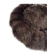 Sazzz - Hondenmand Fluffy Bruin. 52x52x13cm