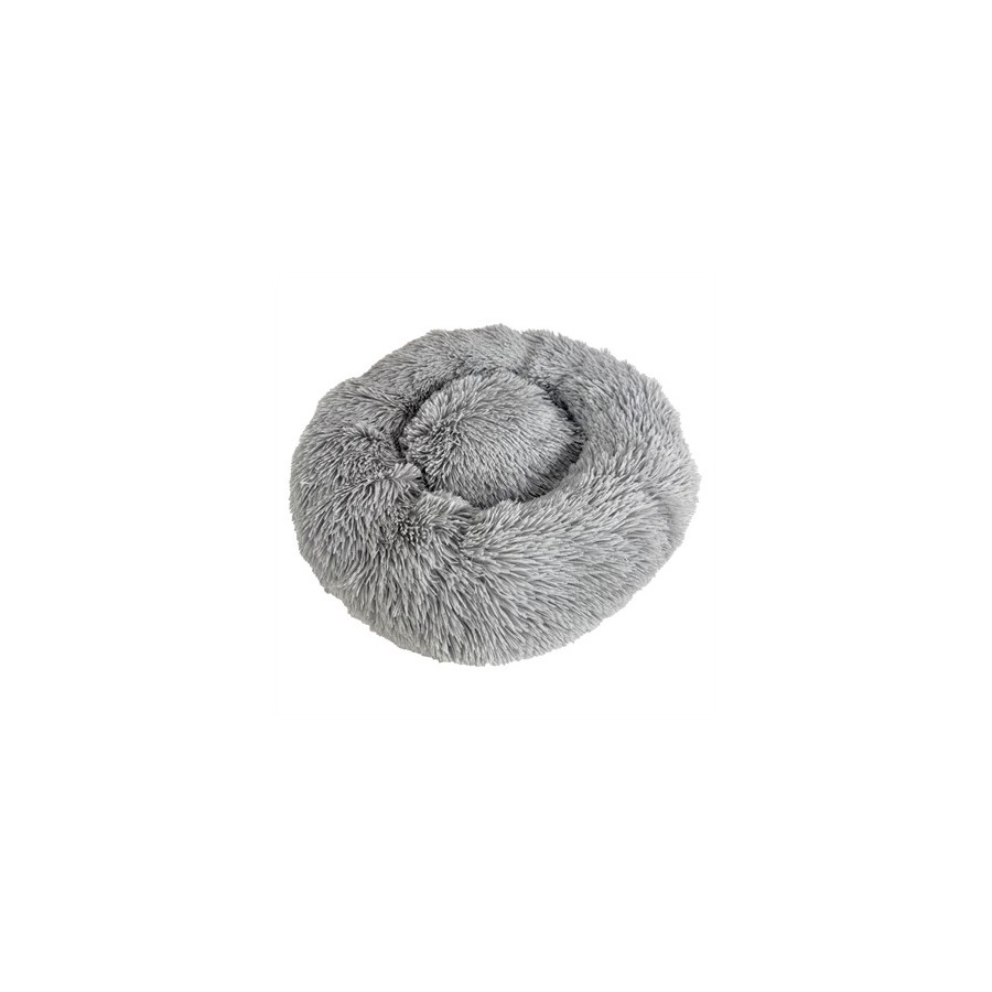 Sazzz Hondenmand Fluffy Lichtgrijs. 52x52x13cm